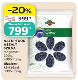Auchan NATURFOOD ASZALT SZILVA ajánlat