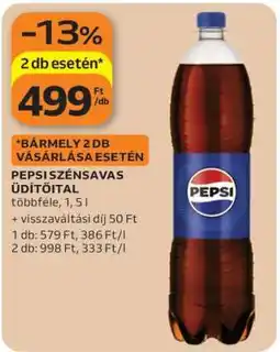 Auchan Pepsi szénsavas üdítőital ajánlat