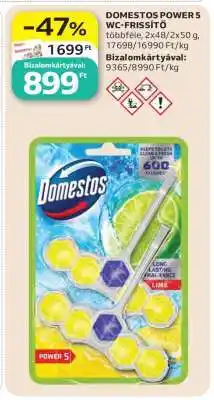 Auchan DOMESTOS POWER 5 WC-FRISSÍTŐ ajánlat