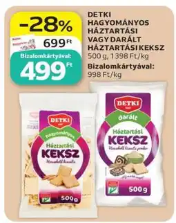 Auchan DETKI HAGYOMÁNYOS HÁZTARTÁSI VAGY DARÁLT HÁZTARTÁSI KEKSZ ajánlat