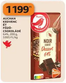 Auchan AUCHAN KEDVENC ÉT FŐZŐCSOKOLÁDÉ ajánlat