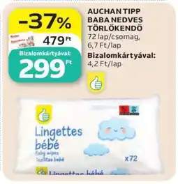 Auchan Auchan Tipp Baba Nedves Törlőkendő ajánlat