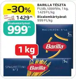 Auchan BARILLA TÉSZTA ajánlat