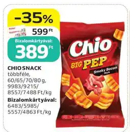 Auchan Chio snack ajánlat