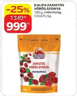 Auchan KALIFA ZAMATOS VÖRÖS ÁFONYA ajánlat