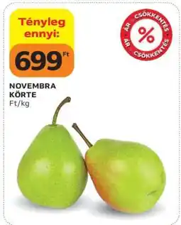 Auchan Novembra Körte ajánlat