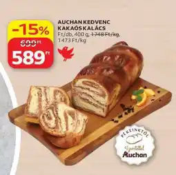 Auchan AUCHAN KEDVENC KAKAÓS KALÁCS ajánlat