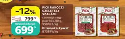 Auchan PICK Rákóczi szeletelt szalámi ajánlat