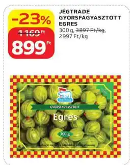 Auchan JÉGTRADE GYORSFAGYASZTOTT EGRES ajánlat