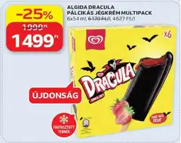 Auchan ALGIDA DRACULA PÁLCIKÁS JÉGKRÉM MULTIPACK ajánlat