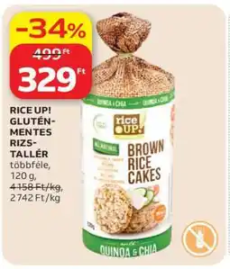 Auchan RICE UP! GLUTÉNMENTES RIZSTALLÉR ajánlat