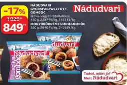 Auchan Nádudvari gyorsfagyasztott gombóc ajánlat
