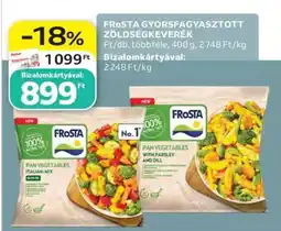 Auchan FRoSTA GYORSFAGYASZTOTT ZÖLDSÉGKEVERÉK ajánlat