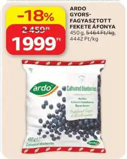 Auchan ARDO GYORS-FAGYASZTOTT FEKETE ÁFONYA ajánlat