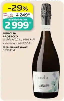 Auchan MENOLIA PROSECCO ajánlat