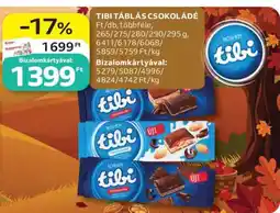 Auchan TIBI Táblás csokoládé ajánlat