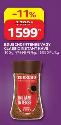 Auchan EDUSCHO INTENSE VAGY CLASSIC INSTANT KÁVÉ ajánlat