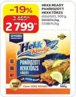 Auchan HEKK READY PANÍROZOTT HEKKTÖRZS ajánlat
