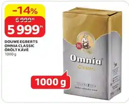 Auchan Douwe Egberts Omnia Classic őrölt kávé ajánlat