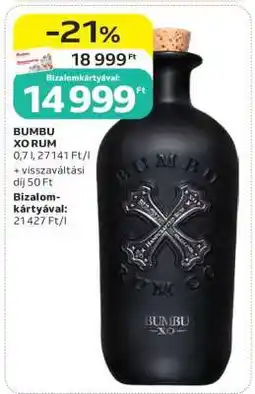 Auchan BUMBU XO RUM ajánlat