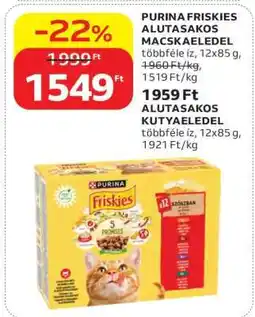 Auchan PURINA FRISKIES ALUTASAKOS MACSKAELEDEL ajánlat