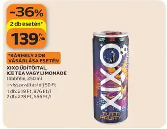 XIXO Üdítőital, Ice Tea vagy Limonádé