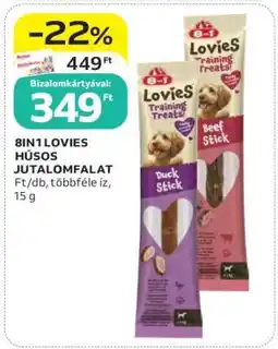 Auchan 8IN1 Lovies Húsos Jutalomfalat ajánlat