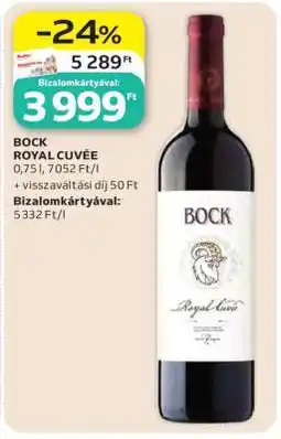 Auchan BOCK Royal Cuvée ajánlat