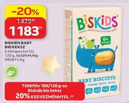 Auchan BISKIDS BABY BIO KEKSZ ajánlat