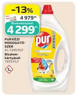 Auchan Pur kézi mosogatószer ajánlat