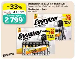 Auchan Energizer Alkaline Power elem ajánlat