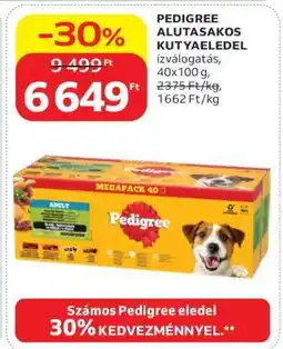 Auchan PEDIGREE ALUTASAKOS KUTYAELEDEL ajánlat