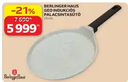 Auchan BERLINGER HAUS GEO INDUKCIÓS PALACSINTASÜTŐ ajánlat