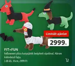 Fressnapf Fit+fun halloweeni plüss kutyajáték ajánlat