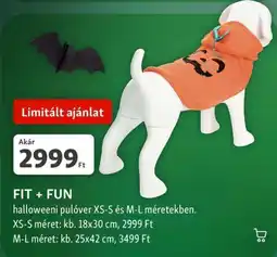 Fressnapf Fit + Fun halloweeni pulóver ajánlat