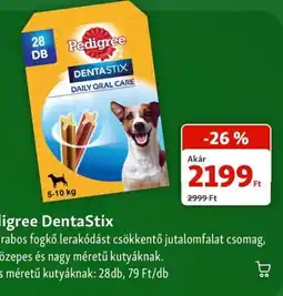 Fressnapf Pedigree DentaStix ajánlat