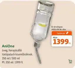 Fressnapf AniOne üveg harapásálló itatópalack ajánlat