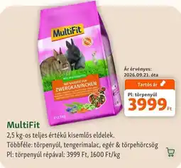 Fressnapf MultiFit kisemlős eldelek ajánlat