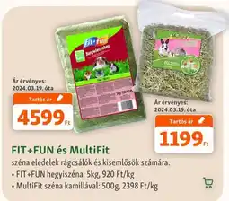 Fressnapf Fit+fun széna ajánlat