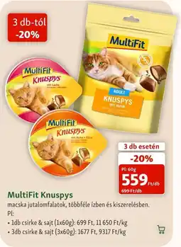 Fressnapf MultiFit Knuspys ajánlat