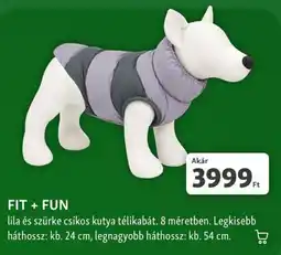 Fressnapf Fit + Fun kutya télikabát ajánlat