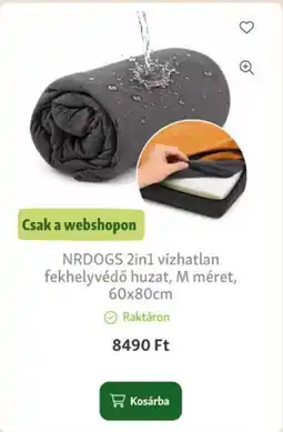 Fressnapf Nrdogs 2in1 vízhatlan fekhelyvédő huzat ajánlat