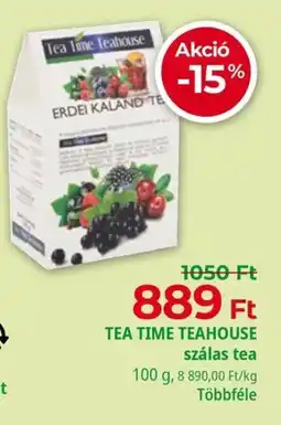 Herbaház Tea Time TeaHouse szálas tea ajánlat