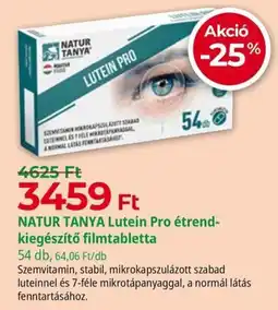 Herbaház Natur tanya lutein pro étrend- kiegészítő filmtabletta ajánlat
