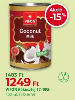 Herbaház Vifon kókusztej ajánlat