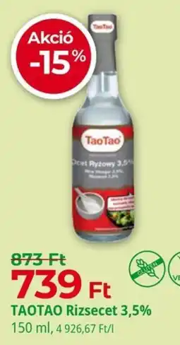 Herbaház Taotao rizseccet ajánlat