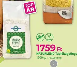 Herbaház Naturmind Tápiókagyöngy ajánlat
