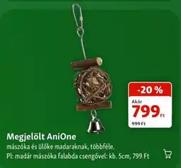 Fressnapf AniOne mászóka és ülőke madaraknak ajánlat