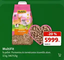 Fressnapf MultiFit fa pellet ajánlat