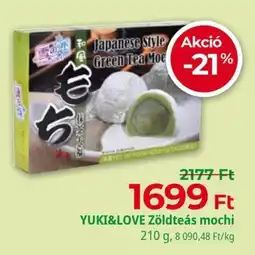 Herbaház Yuki&love zöldteás mochi ajánlat